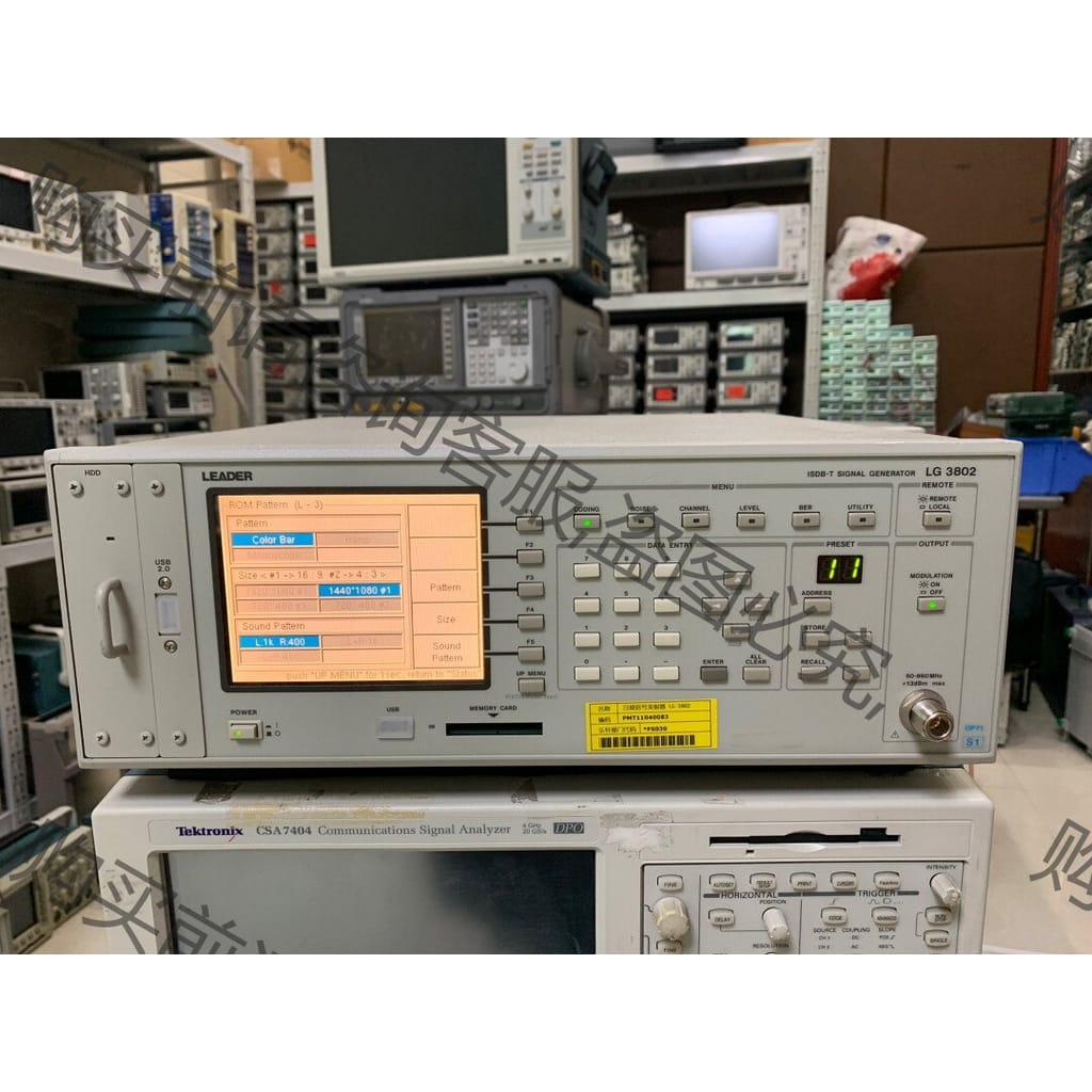功能正常议价 日本利达LG3802 ISDB-T信号发生器