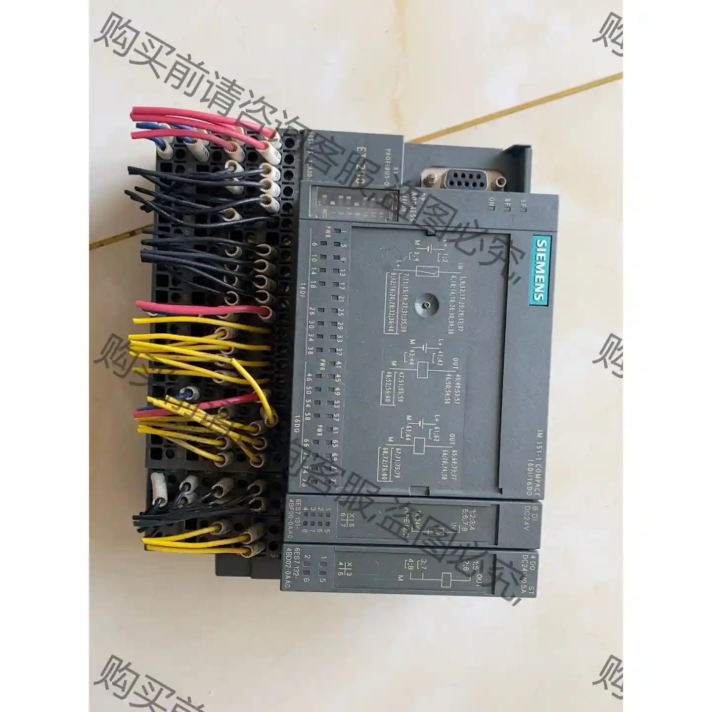 西门ziPLC 6ES7 151-1CA00-3BL0,底坐是 先议价 包上机好用