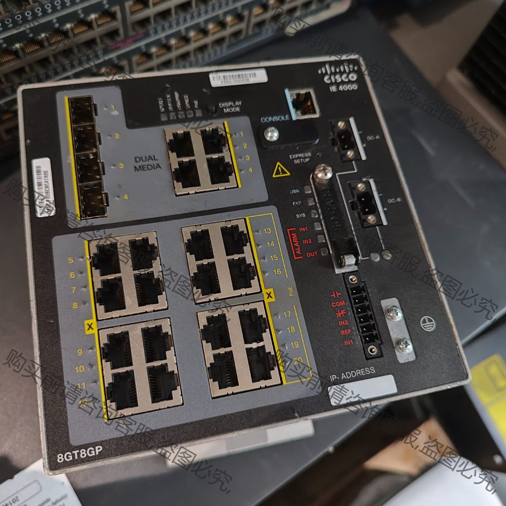 功能正常议价 IE-4000-8GT8GP4G-E思科二手拆机，已测试功能