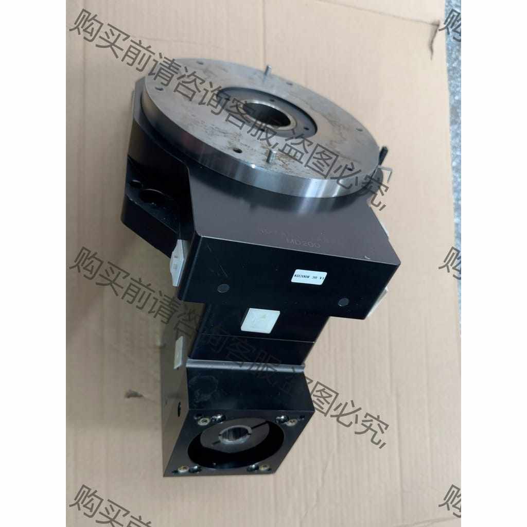 功能正常议价 原装拆机晶贺Dasen高精度中空旋转平台MD200速比30: