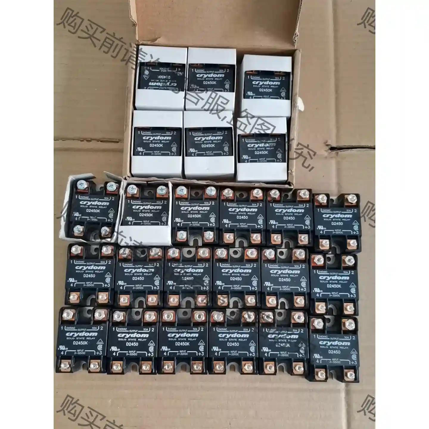 crydom快达固态继电器D2450，成色如图，全新，有带包 先议价 包