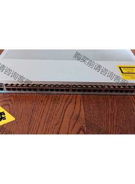 功能正常议价 思科万兆新款光口交换机WS-C2960L-48TQ-L 橙色