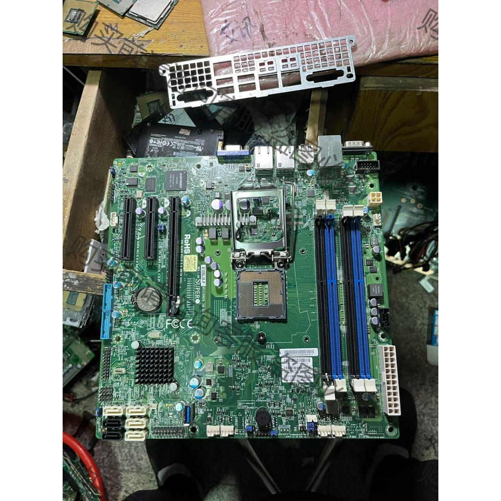 功能正常议价 超微X10SLM-F拆机成色充新有一片功能一切正常1150