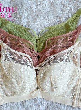 戴丝玉正品新款软钢圈文胸罩DW28092蕾丝性感舒适大胸显小D杯内衣