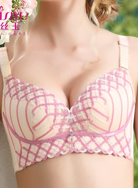 DAIYU/戴丝玉秋冬新款文胸DW68253无钢圈一片式AB杯聚拢女性内衣