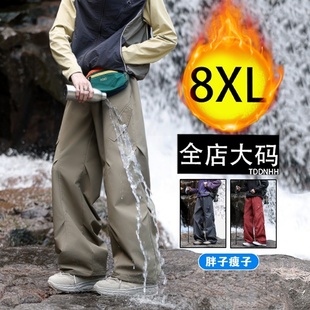 冬季 男女防水防风防寒滑雪裤 加绒加厚 东北哈尔滨三合一冲锋裤 大码