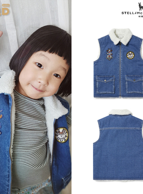 现货 Stella McCartney Kids童装新款 牛仔马甲