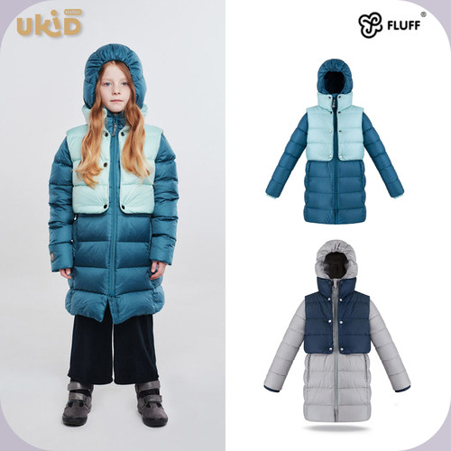 现货fluff2021aw秋冬长款羽绒服