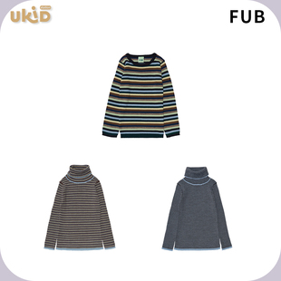 FUB 高领条纹针织衫 2023AW 童装 秋冬新款 现货