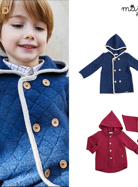 现货 西班牙MARAE  秋冬新款 连帽大衣