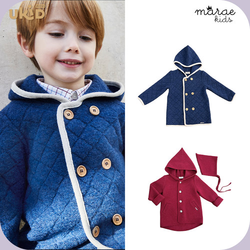 现货 西班牙MARAE  秋冬新款 连帽大衣