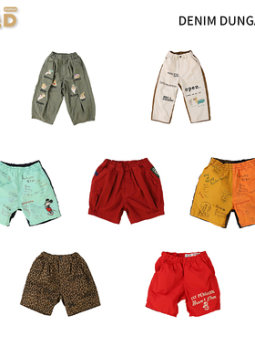 现货 DENIM DUNGAREE 2025ss 春夏新款儿童装休闲裤短裤