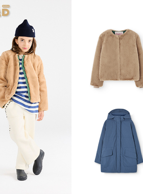 现货THE ANIMALS OBSERVATORY 25AW秋冬儿童装外套棉服