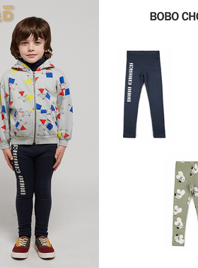 现货 BOBO CHOSES  秋冬新款儿童装男女 打底裤