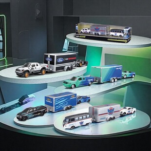 墨仔屋TOY maisto美驰图三合一拖车合金车模金属汽车模型玩具摆件