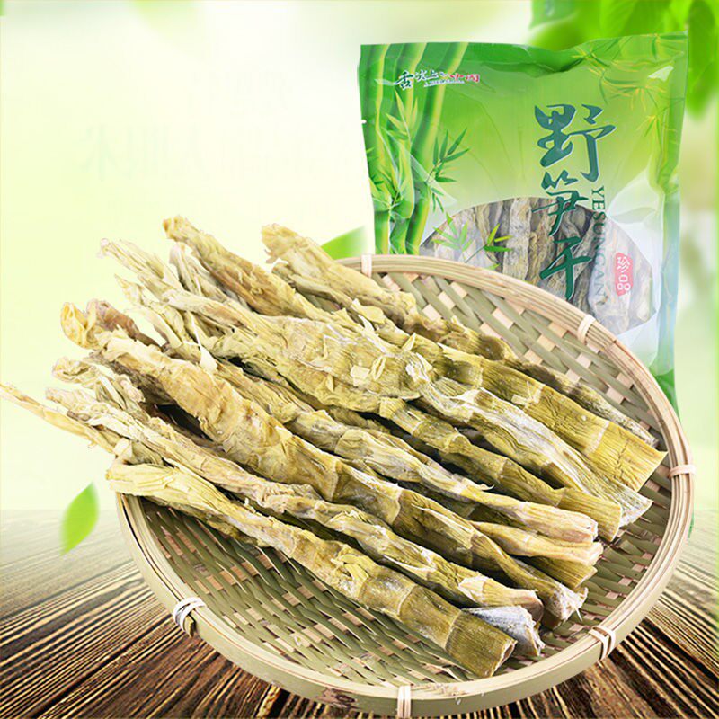 临安野笋干天目山石笋干250g袋装春笋干天然晾晒笋条蔬菜干货特产