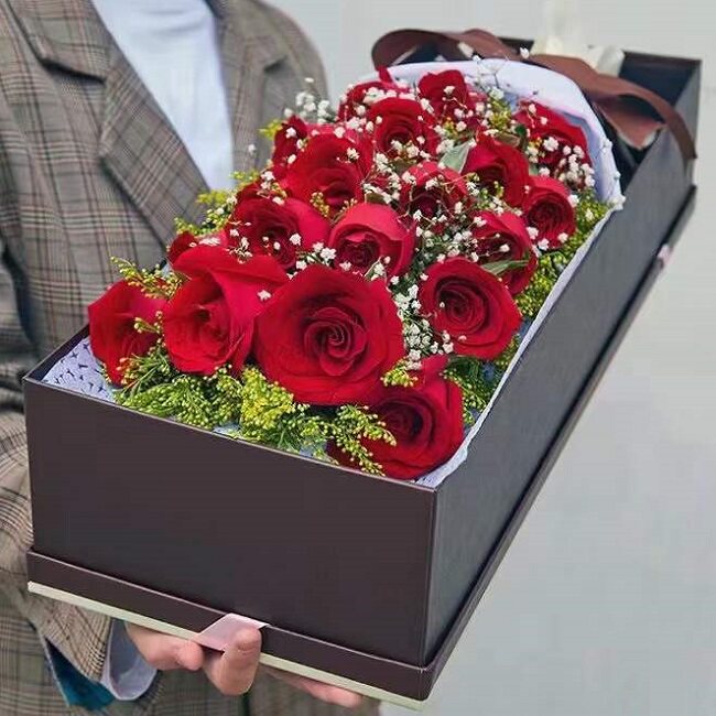天津市鲜花店生日束表白红粉玫瑰平时南北辰武清汉沽大港宁河蓟县