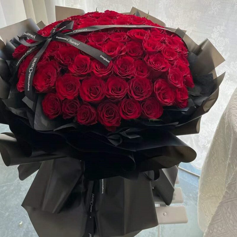 济南市花店生日鲜花束表白红粉玫瑰1历下天桥槐荫历城章丘平阴