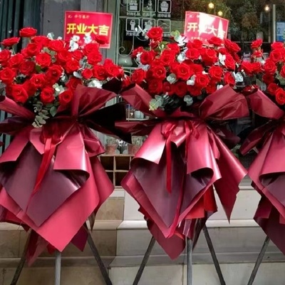 个旧市店开业张鲜花篮同城速递商务乔迁庆典8开远蒙自县建水弥勒