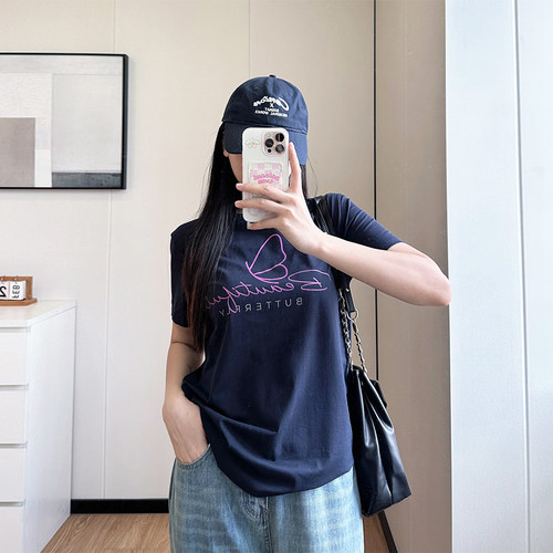 女士T恤COCO时尚简约休闲宽松