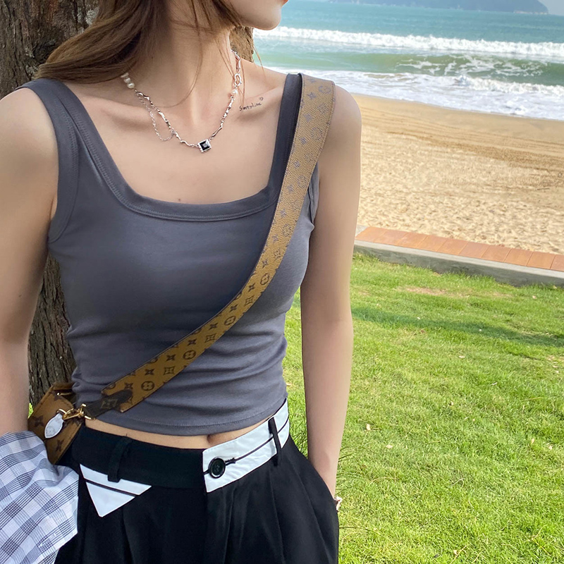 【赠运费险】露背吊带背心简约