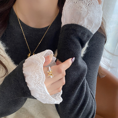 设计感蕾丝打底衫女内搭