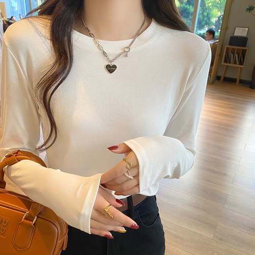 【赠运费险】薄款长袖女T恤通勤