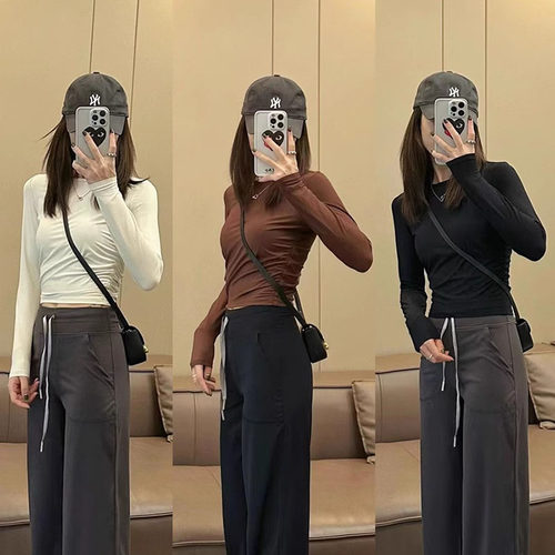 运动长袖AllItTakes短款瑜伽服
