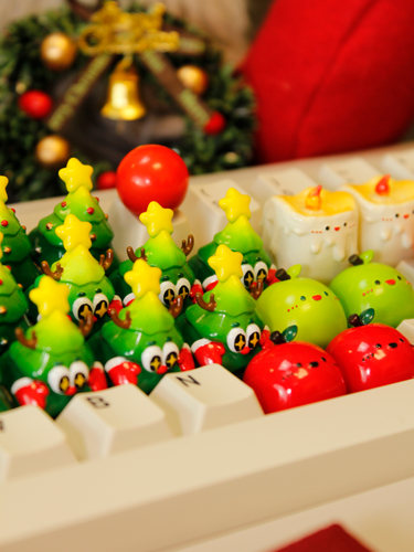 kiwi个性键帽圣诞礼物手工礼品