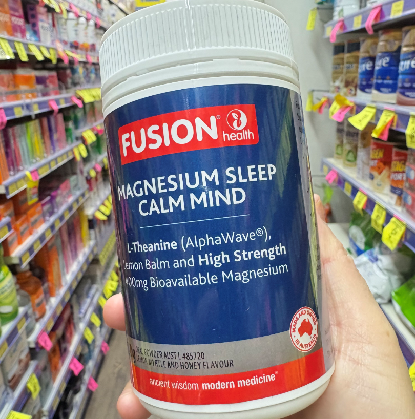 [睡眠神经问题] 澳洲直邮 Fusion 康牌植物萃取镁睡眠舒缓心神粉