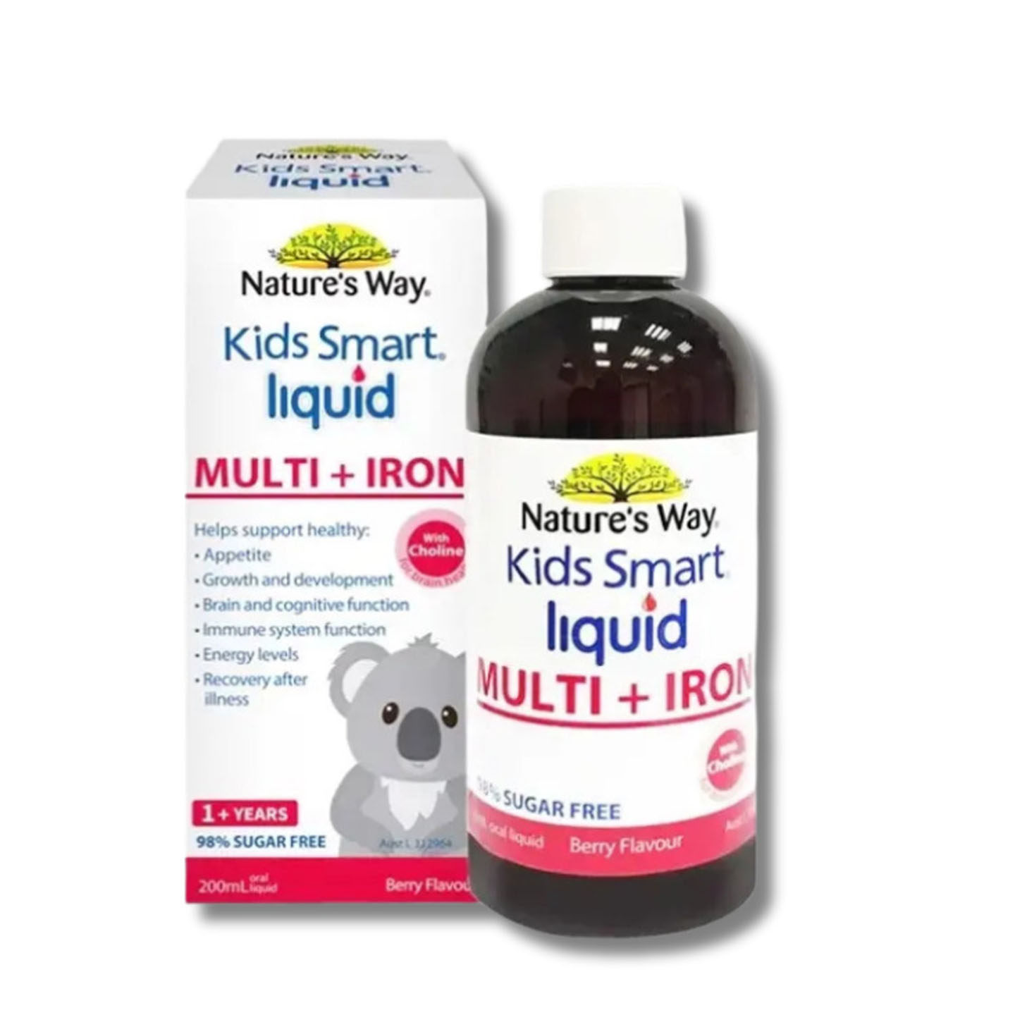 澳版直邮Natures Way 佳思敏儿童补铁+复合维生素营养液200ml