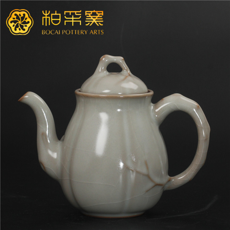 台湾手工汝窑陶瓷功夫茶具