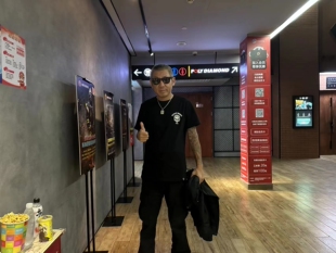 OUIN面孔乐队欧洋摩托车T恤