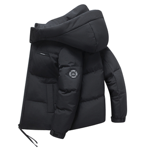 正品男士羽绒服短款2025冬季新款防风抗寒加厚保暖百搭白鸭绒外套