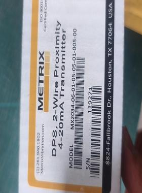 【议价】美国METRIX迈确DPS两线制接近开关 MX2034-06