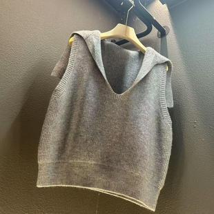 80斤 衣长58CM 140斤 针织简约气质马甲背心 2024年新款