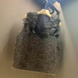 80斤 衣长55CM 140斤 针织简约慵懒风马甲 2024年新款