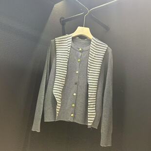 时尚 80斤 休闲针织开衫 衣长49CM 140斤 女假连帽 2025年新款