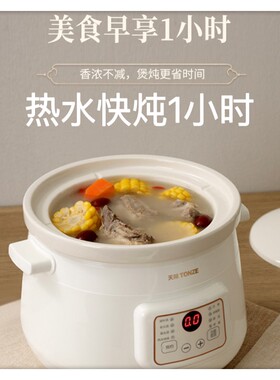 全自动陶瓷电炖锅家用宿舍煮粥