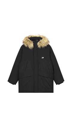 New Balance NB正品新款男女冬潮流保暖连帽中长款羽绒服AMJ33330