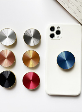 电镀金边CD纹适用于手机壳韩系简约百搭时尚电镀工艺气囊支架粘贴