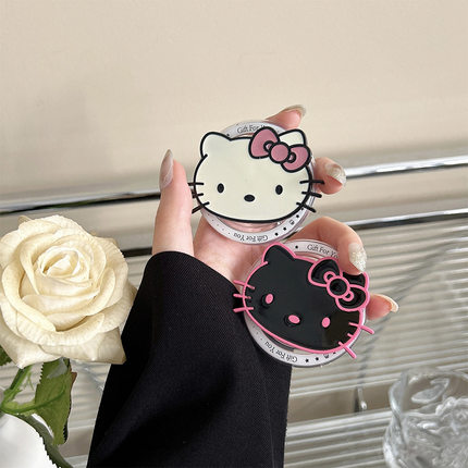 卡通可爱hellokitty手机气囊支架可伸缩粘贴式桌面支架看追剧网红