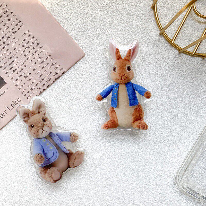 手机气囊支架粘贴可伸缩折叠可爱兔子ins风卡通简约稳固桌面支撑