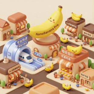 NanoBananaPro积分充值 低价畅享4K超高清图像创作AI绘图角色一致
