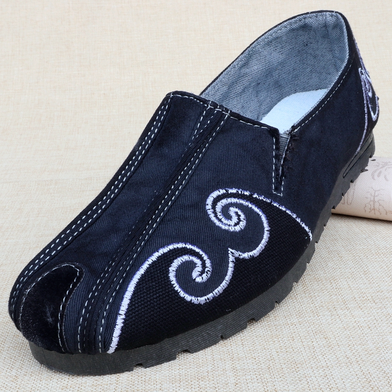 男鞋老北京布鞋中国风复古祥云洒鞋道士汉服鞋透气软底休闲帆布鞋,流行男鞋,布鞋,淘宝优惠券,粉丝福利购,淘宝优惠卷