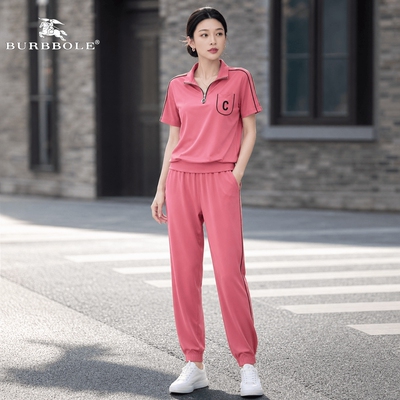 BURBBOLE/巴博利冰丝运动套装女