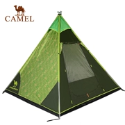 [Giải phóng mặt bằng] CAMEL lạc đà lều ngoài trời 3-4 người Cắm trại một lớp bốn mùa tài khoản mưa kim tự tháp - Lều / mái hiên / phụ kiện lều