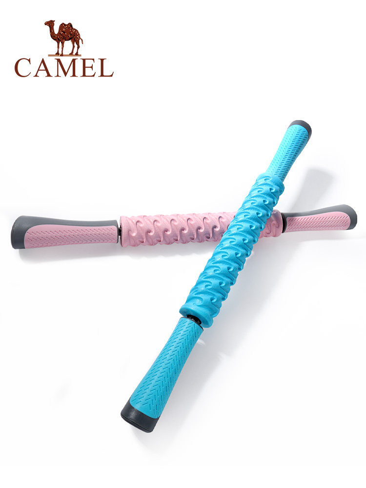 【非卖品】后背按摩器滚轮瑜伽Y型按摩轮小腿肌肉放松器滚轴健身