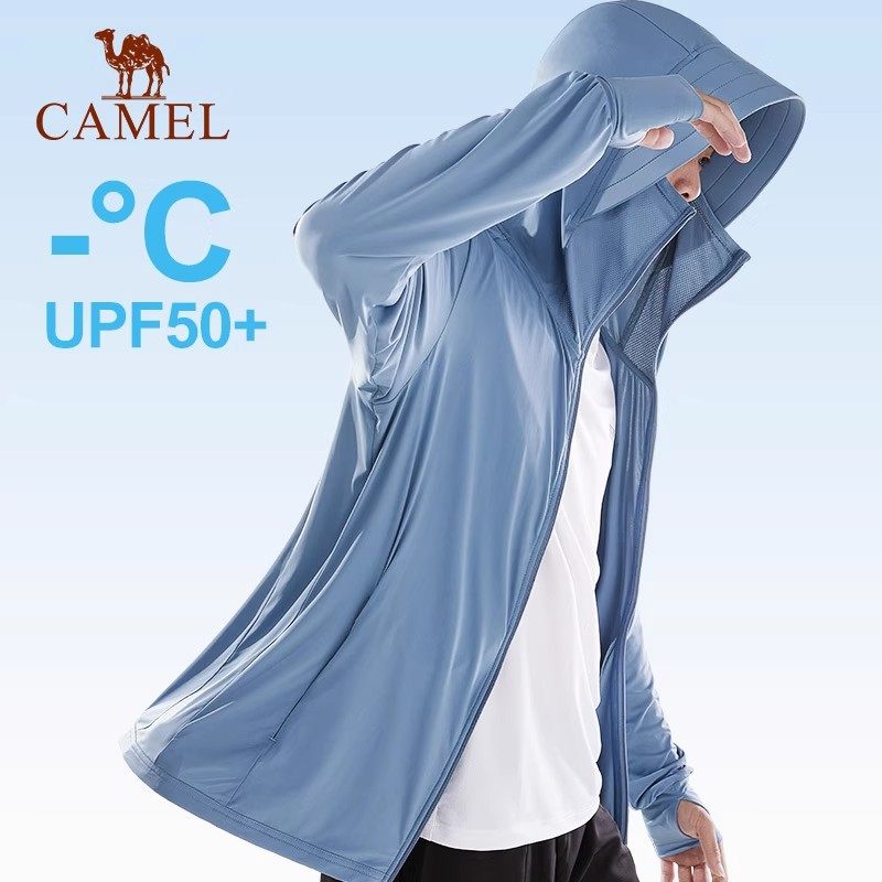 【非卖品】Camel/骆驼户外防晒衣夏男女款upf50+抗紫外线专业凉感,男装,时尚防晒服,淘宝优惠券,粉丝福利购,淘宝优惠卷