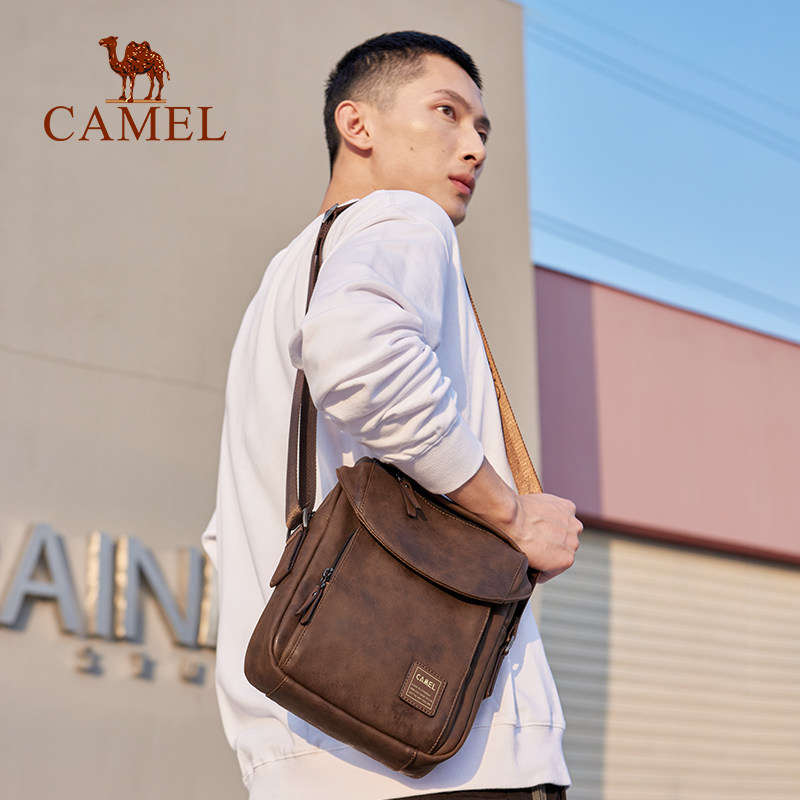 【非卖品】2020男士单肩斜挎包竖款商务简约小背包多功能时尚潮流